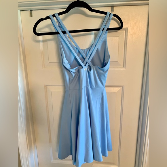 Fabletics BOOST PERFORMANCE DRESS. NWOT. Super cute, built in shorts. - Picture 2 of 2